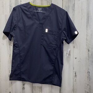 0704 Code Happy Scrub Top
